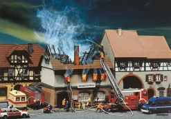 130429 Faller Brandruine Gasthaus Zur Sonne