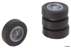 163107 Faller 4 Reifen Und Felgen Für N-LKW