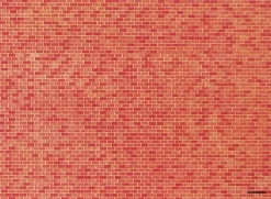 222568 Faller Mauerplatte, Backstein