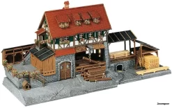 232255 Faller Sägemühle (ohne Motor) -Boetiek Speelgoedwinkel Voor Treinen FA232255 2