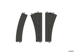 23301 Marklin Kunststoffgleis Weichen-Set