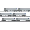46912 Marklin Hochbordwagen-Set SBB Cargo