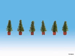 14021 Noch Thuja 6 Stück