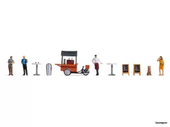 16230 Noch Figuren-Themenwelt Kaffeestand”