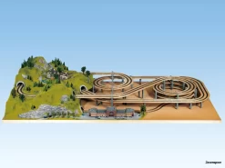 53027 Noch LAGGIES Gleiswendel-Komplettbausatz, Grundkreis, -Boetiek Speelgoedwinkel Voor Treinen NO53027 3