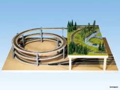 53108 Noch LAGGIES Gleiswendel-Komplettbausatz, Aufbaukreis, -Boetiek Speelgoedwinkel Voor Treinen NO53108 2