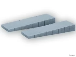 66015 Noch Bahnsteig Epoche III  IV, Gerade Enden