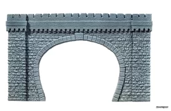 67360 Noch Tunnel-Portal 2-gleisig, 64 X 37 Cm