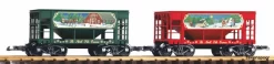 38915 Piko G-Weihnachtswagen 2er Set