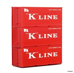 56220 Piko Container 3er-Set 20′ K-Line