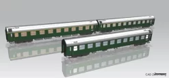 58220 Piko 3er Set Y-Wagen D 300 DR IV Set 1
