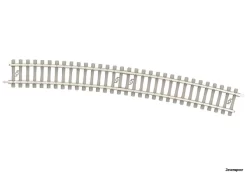 14518 Trix Bet-Gleis R5 492,6 Mm 15 GR