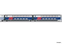 23487 Trix Ergänzungswg.Set 1 TGV Duplex