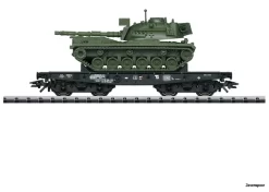 24214 Trix Schwerlastwagen-Flachwagen Rlmmps