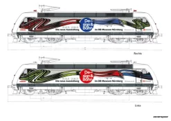 25379 Trix E-Lok BR 101, Design&Bahn,VI