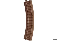 62130 Trix Geb. Gleis R1, 360 Mm