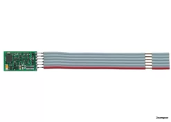 66855 Trix Lokdecoder DCC 6pol-Schnittst